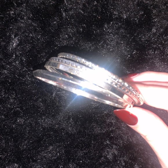 Silver Bangles - Picture 2 of 5